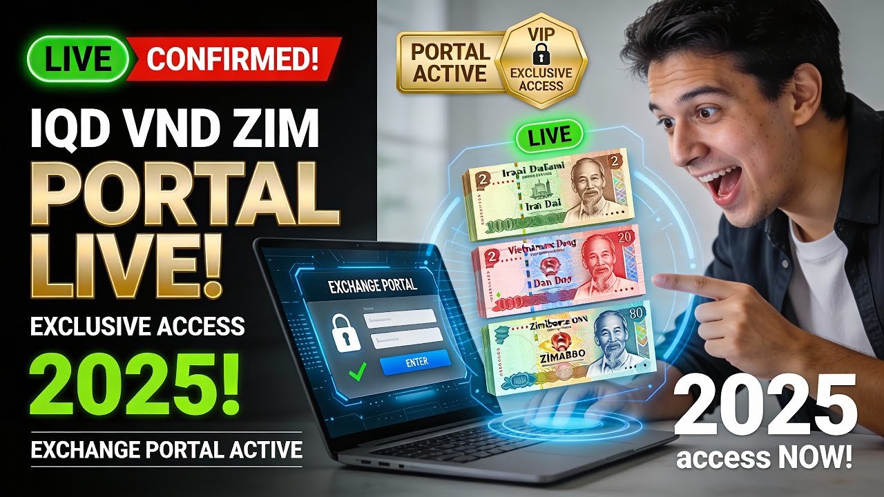 CONFIRMED! IQD, VND & ZIM EXCHANGE PORTAL LIVE — 2025 EXCLUSIVE ACCESS – Iraqi Dinar News 2025