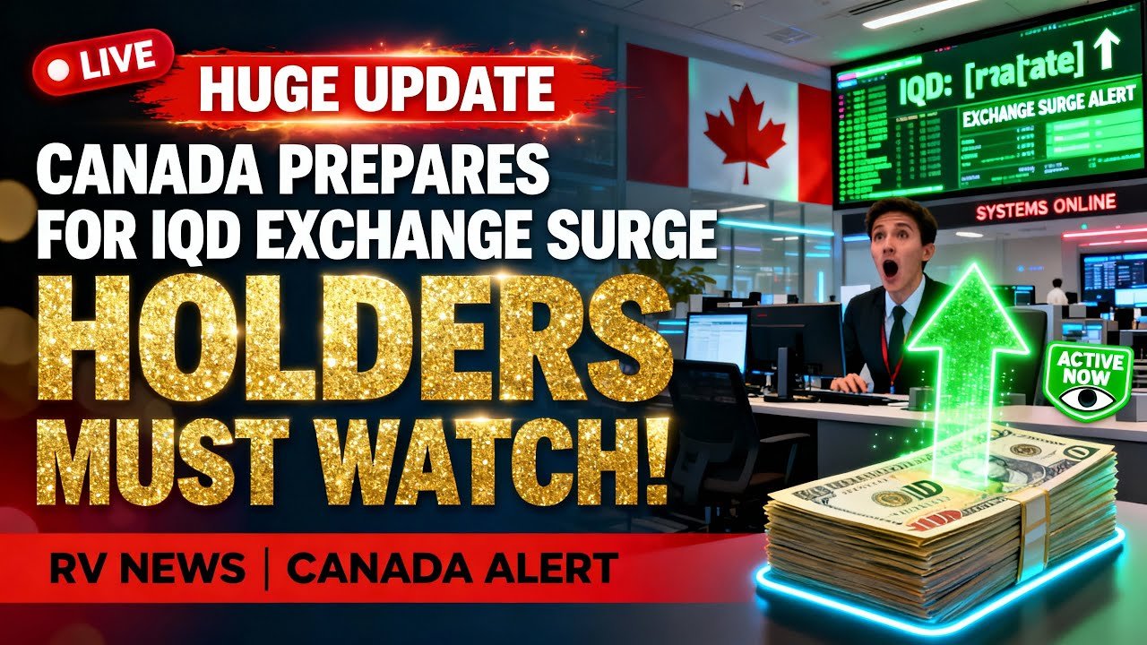 HUGE Update Canada Prepares for IQD Exchange Surge — Holders Must Watch! – Iraqi Dinar News 2025