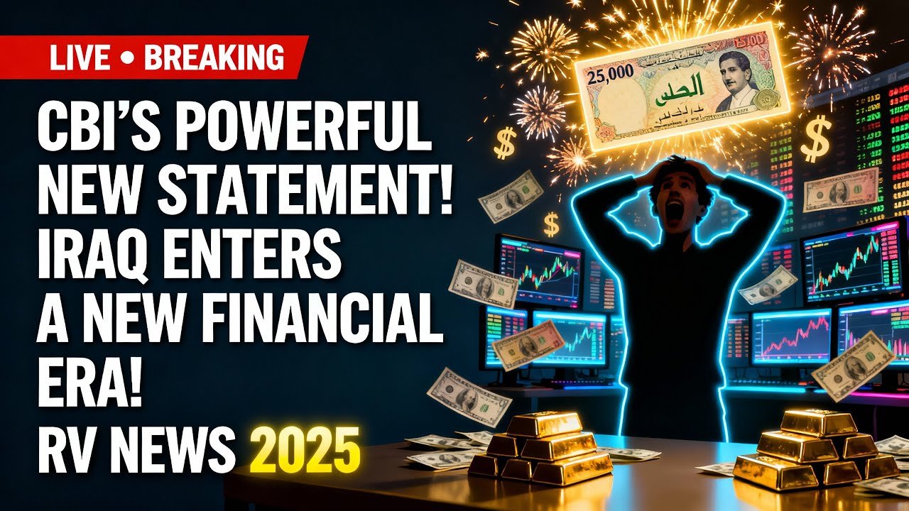 CBI’s Powerful New Statement — Iraq Enters a New Financial Era! – Iraqi Dinar RV News Today