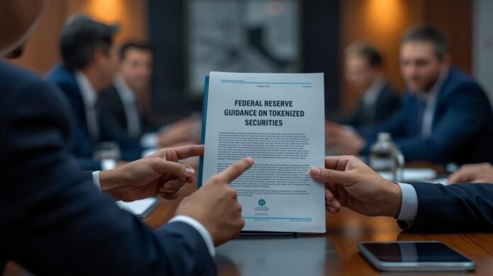 Federal Reserve issues guidance on how banks should treat tokenized securities