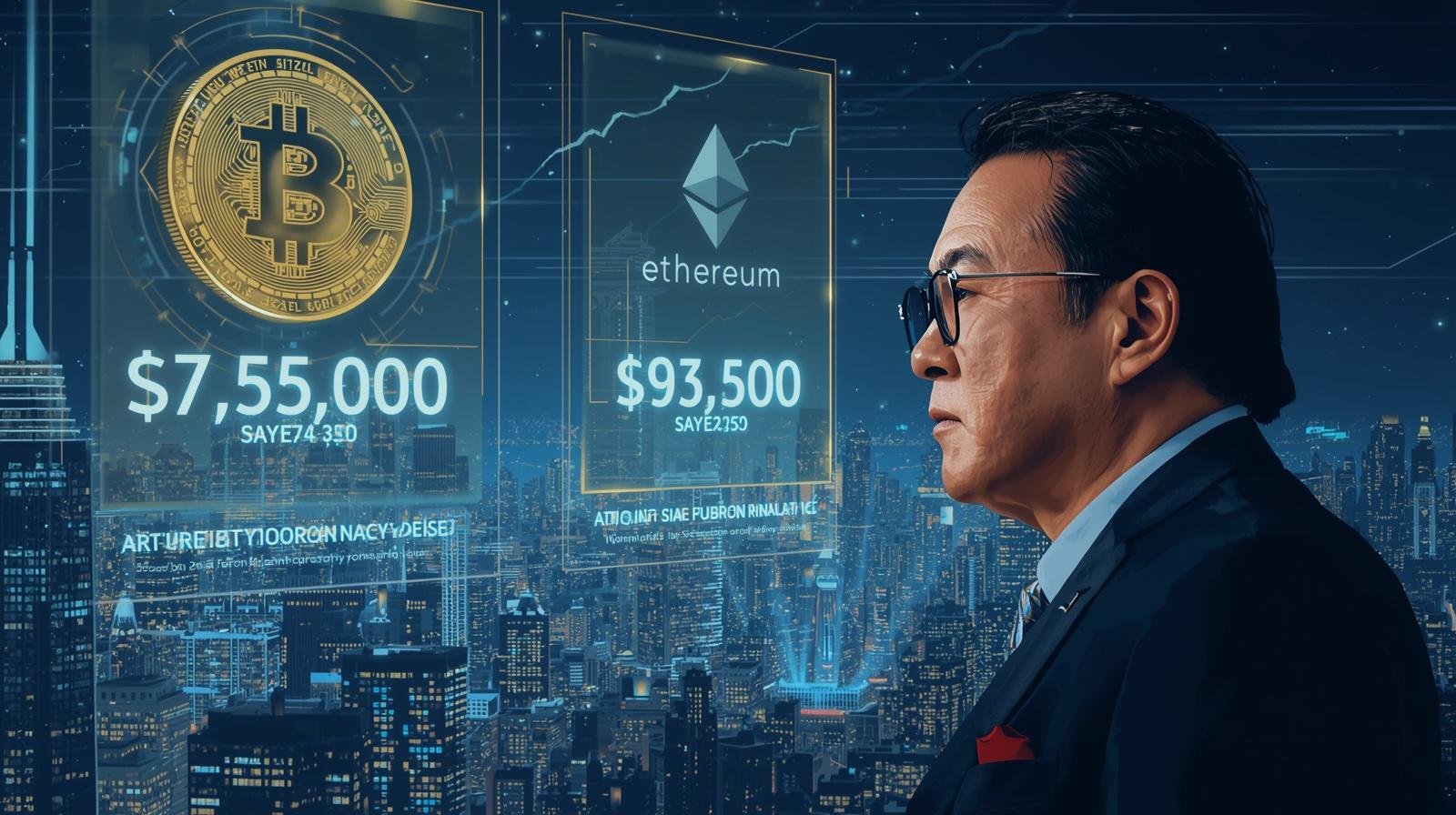 Kiyosaki sees Bitcoin at $750k, Ethereum at $95k in post-crash world