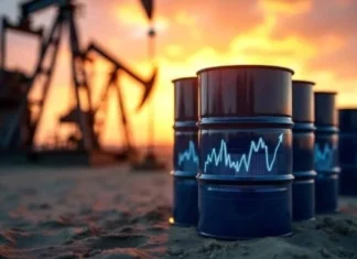 Oil prices fell amid international moves to ensure supply security and ease tensions.