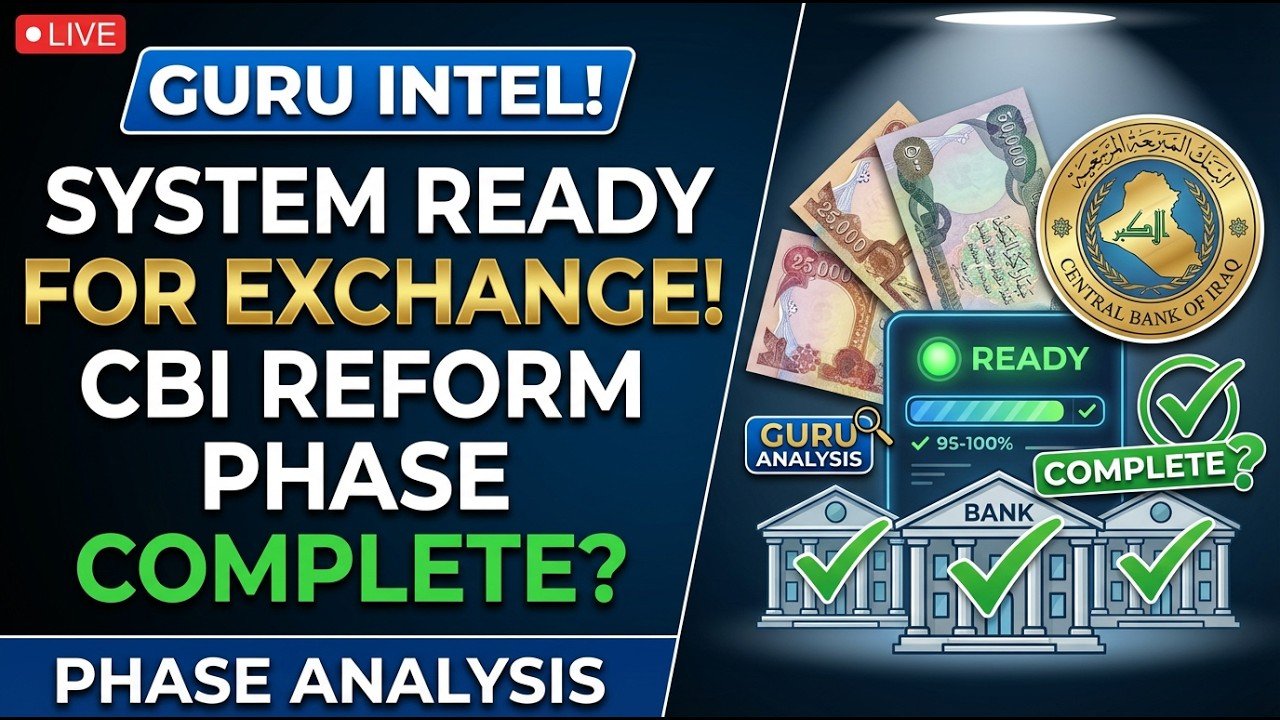 Iraqi Dinar Guru Updates & Intel – System Ready for Exchange & CBI Reform Phase Complete?