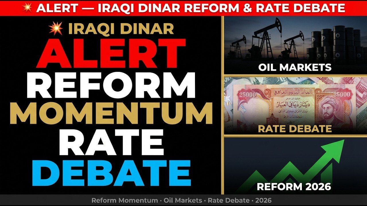 Iraqi Dinar Alert | Reform Momentum, Oil Markets & Shocking Rate Debate
