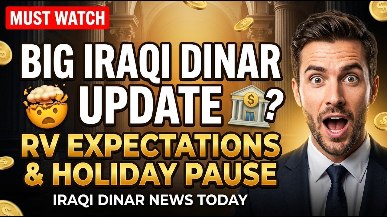 BIG Iraqi Dinar Update – RV Expectations, Holiday Pause, What Happens Next? | IQD NEWS TODAY