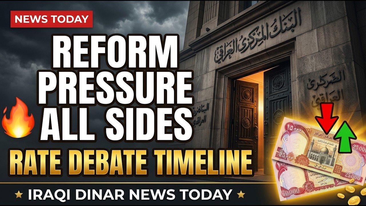 Iraqi Dinar News Today | Iraq Under Reform Pressure From All Sides & Rate Debate Timeline