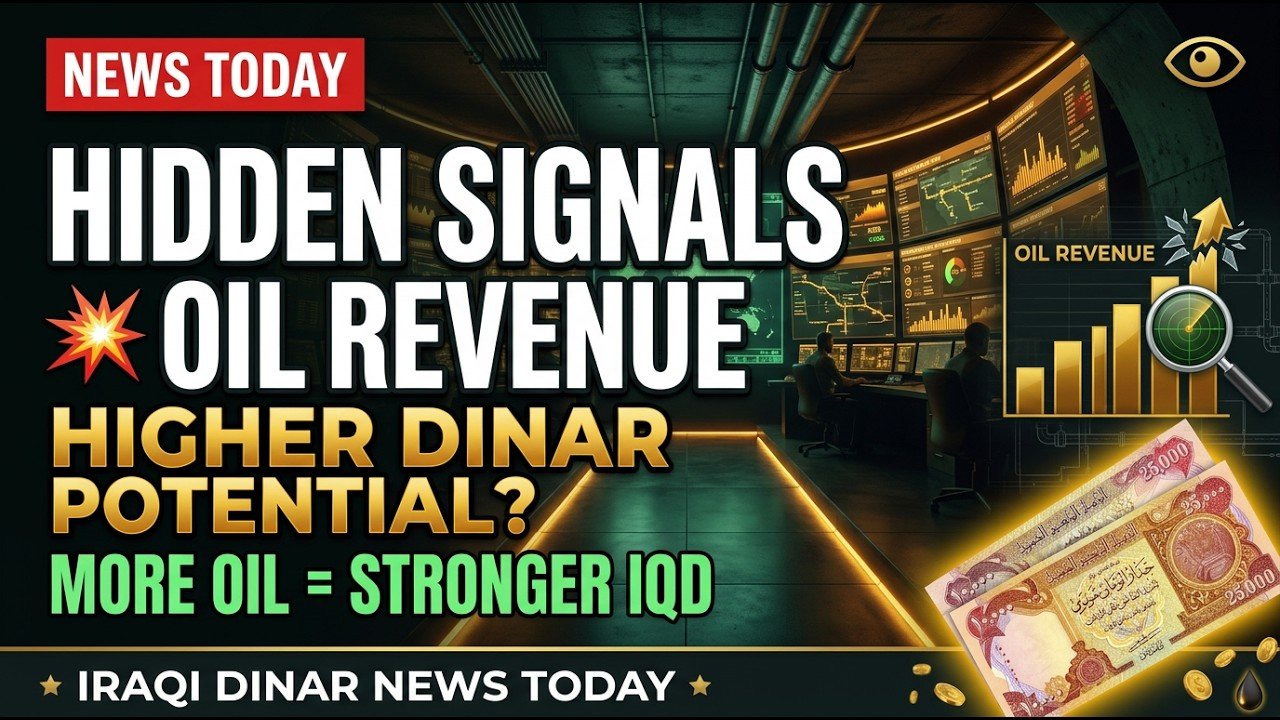 Iraqi Dinar News Today | Hidden Signals, More Oil Revenue = Higher Dinar Potential?