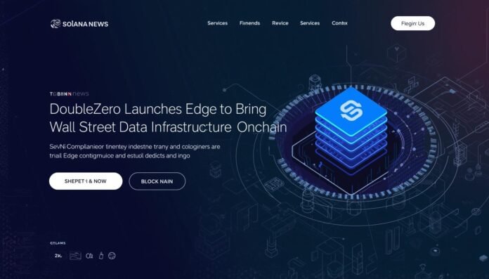 Solana News Today DoubleZero Launches Edge to Bring Wall Street Data Infrastructure Onchain