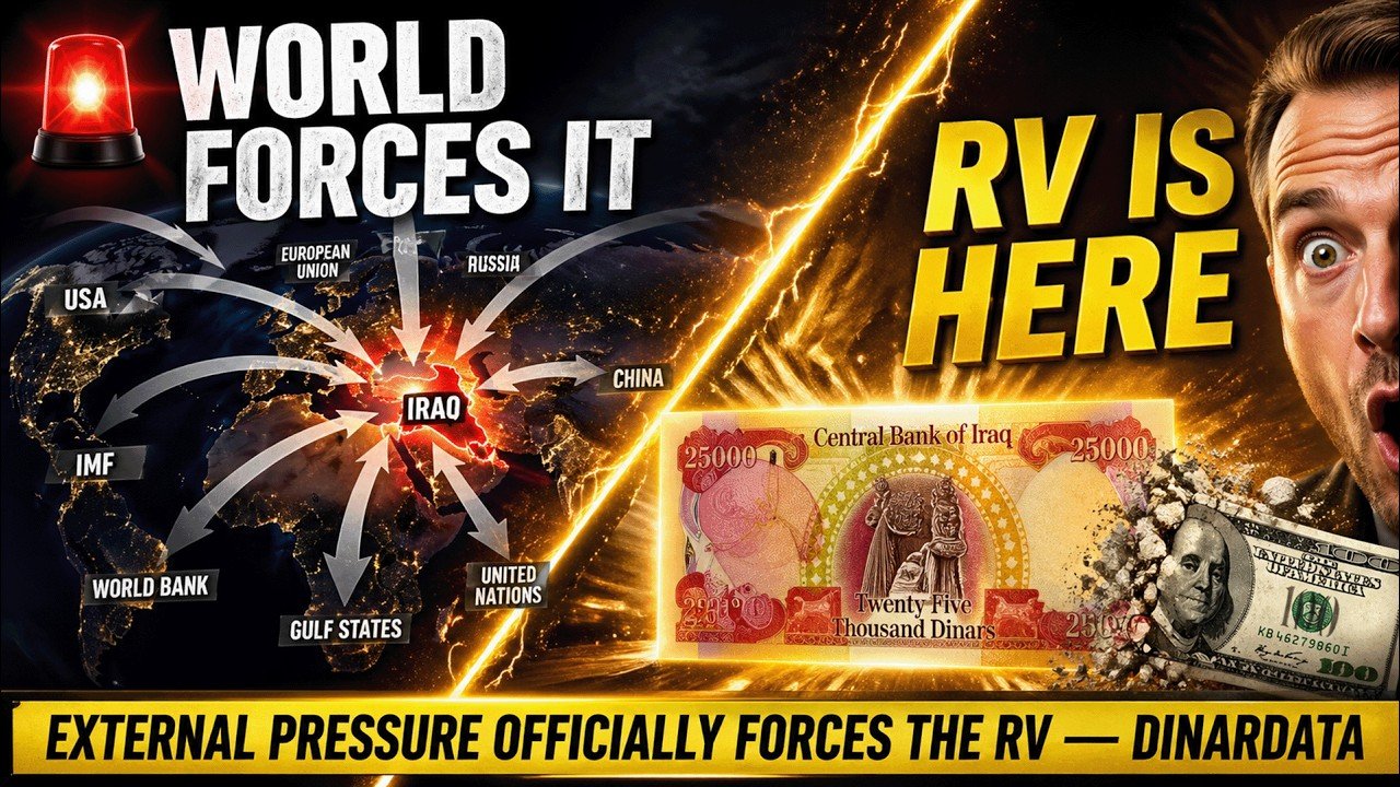 IT’S OFFICIAL: External Pressure Forces the RV! — Dinar & Dollar Update | DinarData
