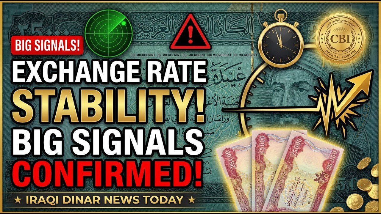 Iraqi Dinar Major Update | Exchange Rate Stability & Big Signals