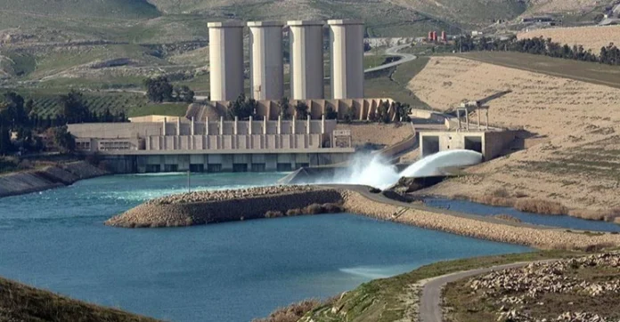 A source denies raising the releases from the Mosul Dam and confirms they remain stable at 1250 ms