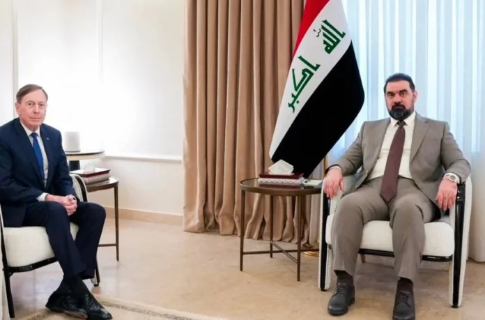 Iraq Parliament Speaker and Judiciary Chief meet General David Petraeus