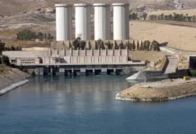 Mosul Dam releases reduced to 1750 ms
