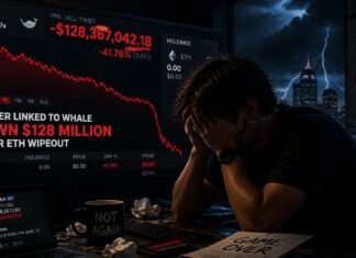 Trader Linked to Whale now down $128 million after ETH wipeout Trader Linked to Whale now down $128 million after ETH wipeout