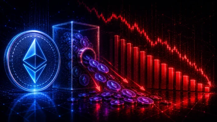 Ethereum ETFs remain in red as daily net outflows hit $4.95M