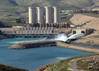 Mosul Dam releases reduced to 400 cubic meters per second