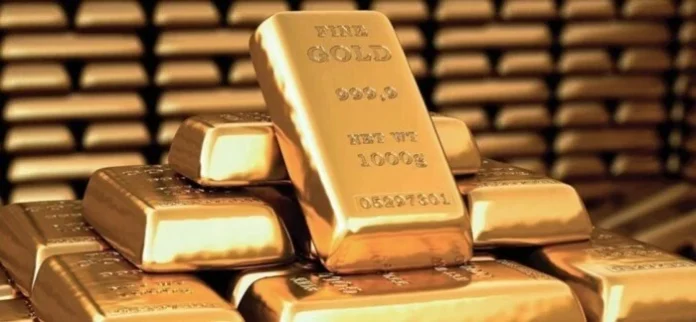 Gold falls to $4,405 an ounce in Monday's trading