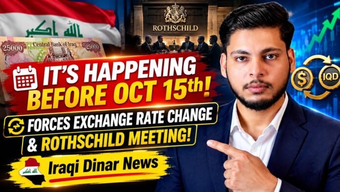 IT'S HAPPENING BEFORE OCT 15th! Forces Exchange Rate Change & Rothschild Meeting! - Iraqi Dinar News