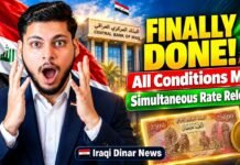 FINALLY DONE! All Conditions Met Simultaneous Rate Release – Iraqi Dinar RV Update FINALLY DONE! All Conditions Met Simultaneous Rate Release - Iraqi Dinar RV Update