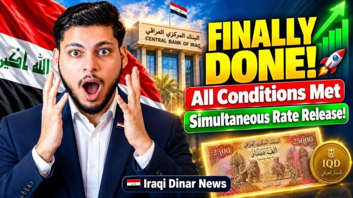FINALLY DONE! All Conditions Met Simultaneous Rate Release - Iraqi Dinar RV Update