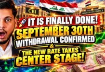 IT IS FINALLY DONE! Sep 30th Withdrawal Confirmed & New Rate Takes Center Stage! - Iraqi Dinar News