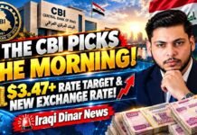 THE CBI PICKS THE MORNING! - $3.47+ Rate Target & New Exchange Rate! - Iraqi Dinar News