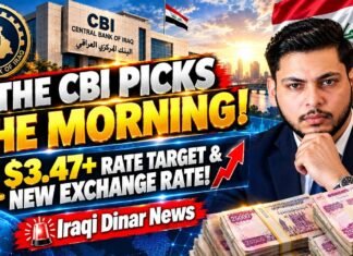 THE CBI PICKS THE MORNING! - $3.47+ Rate Target & New Exchange Rate! - Iraqi Dinar News