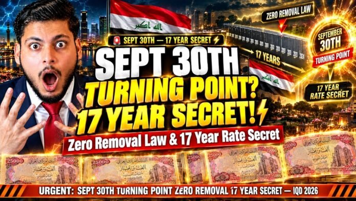 September 30th the Turning Point? Reveals Zero Removal Law + 17-Year Rate Secret!⚡️Iraqi Dinar News