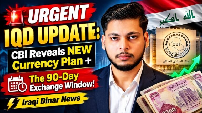🚨 URGENT IQD UPDATE: CBI Reveals NEW Currency Plan + The 90-Day Exchange Window! ⚡️Iraqi Dinar News