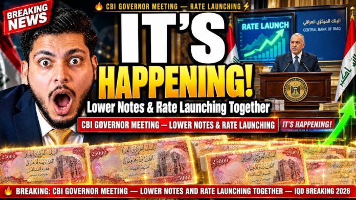IT’S HAPPENING! CBI Governor Meeting + Lower Notes & Rate Launching Together! - Iraqi Dinar News