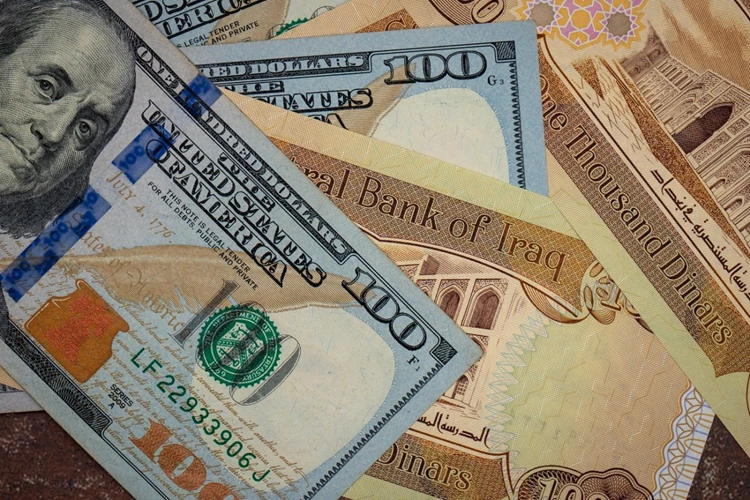 The dollar is declining in Baghdad and Erbil.