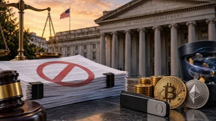 US Treasury drops proposed reporting rules for wallets and crypto mixers