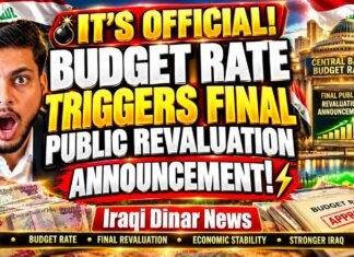 IT’S OFFICIAL! Budget Rate Triggers Final Public Revaluation Announcement! - Iraqi Dinar News