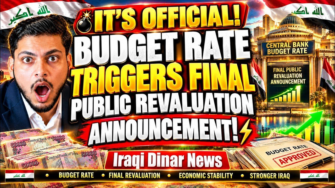 IT’S OFFICIAL! Budget Rate Triggers Final Public Revaluation Announcement! – Iraqi Dinar News