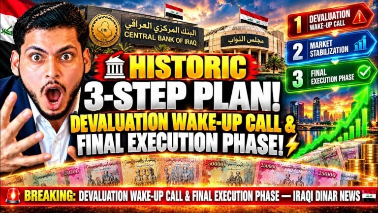 HISTORIC 3-STEP PLAN! Devaluation Wake-Up Call & Final Execution Phase! - Iraqi Dinar News