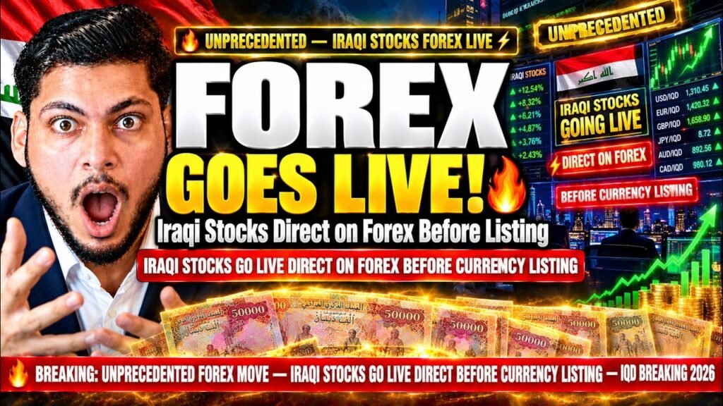 UNPRECEDENTED FOREX MOVE! Iraqi Stocks Go Live Direct on Forex Before Currency Listing! - IQD News