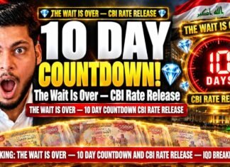 THE WAIT IS OVER! 10-DAY COUNTDOWN! & The CBI Rate Release! - Iraqi Dinar News