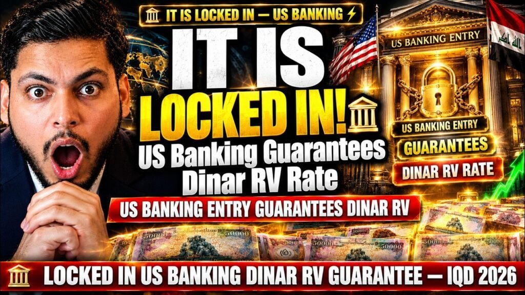 IT IS LOCKED IN! How US Banking Entry Guarantees Dinar RV Rate! - Iraqi Dinar News