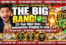 23-YEAR WAIT OVER! THE BIG BANG EVENT IS NEXT! - REDEMPTION STAGING IS LIVE! - Iraqi Dinar News