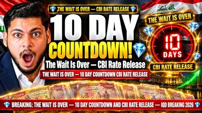THE WAIT IS OVER! 10-DAY COUNTDOWN! & The CBI Rate Release! - Iraqi Dinar News
