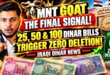 MNT GOAT THE FINAL SIGNAL! 25, 50 & 100 Dinar Bills Trigger Zero Deletion! - Iraqi Dinar News