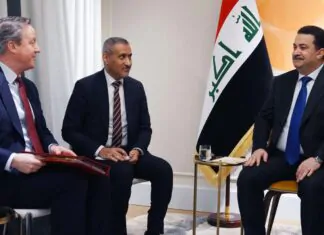 Iraqi PM welcomes British investment, meets UK Foreign Minister