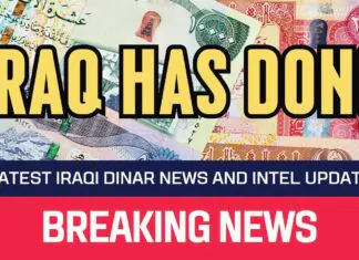 Iraqi Dinar – Iraq has Done – News Guru Intel Update IQD Rate Value to USD