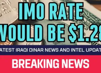 Iraqi Dinar – IMO Rate Would Be $1.28 – News Guru Intel Update IQD Rate Value To USD