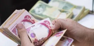 USD/IQD rate edges higher in Baghdad, Erbil