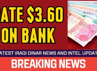 Iraqi Dinar – Rate $3.60 on Bank – News Guru Intel Update Value IQD Exchange Rate to USD