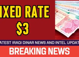 Iraqi Dinar – Fixed Rate $3 – News Guru Intel Update Value IQD Exchange Rate to USD