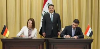 Signing a cooperation agreement between an Iraqi bank and a German institution to finance private sector projects