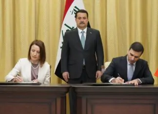 Signing a cooperation agreement between an Iraqi bank and a German institution to finance private sector projects